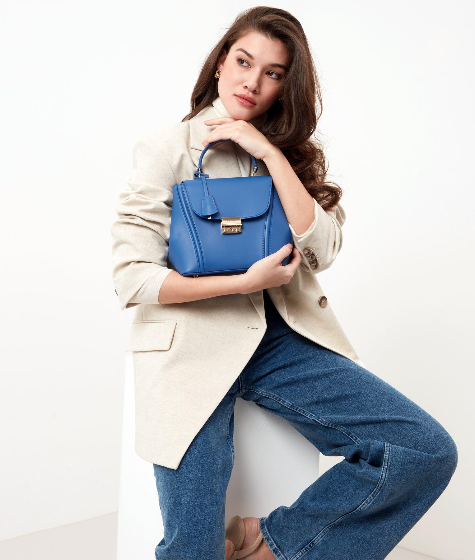 Audrey Mini Bag Royal Blue – SEVDA LONDON