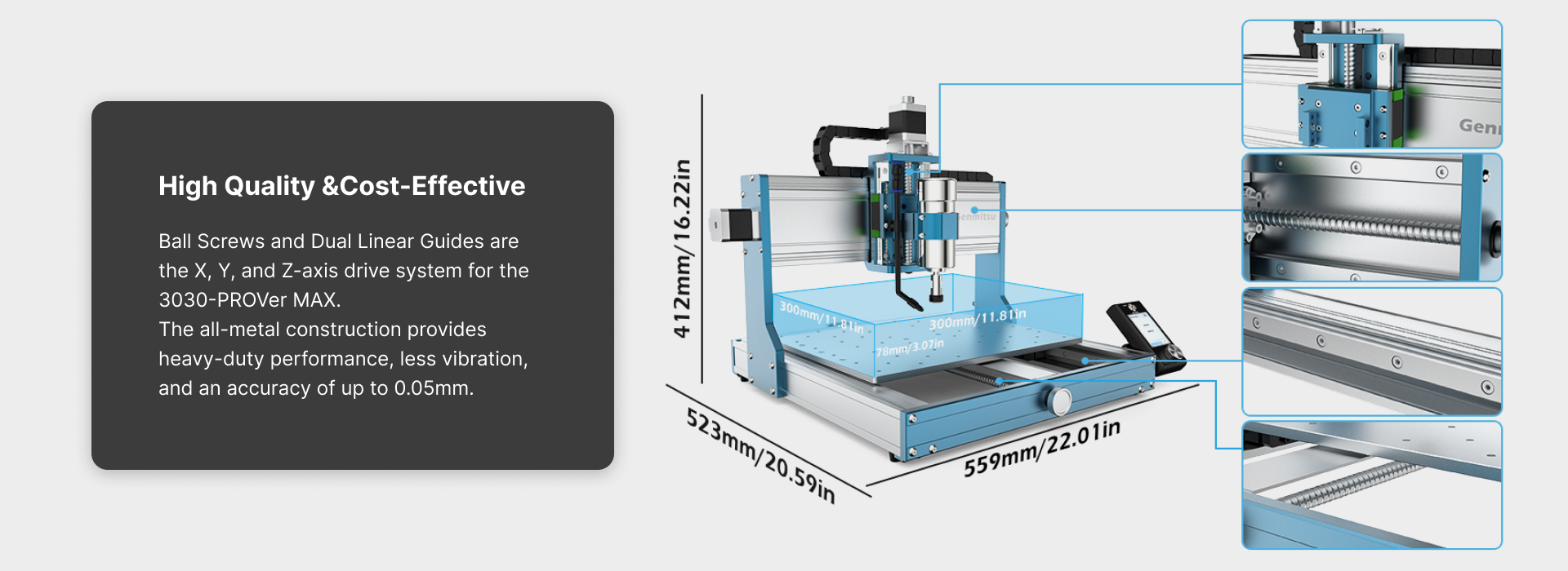 Genmitsu 3030-PROVer MAX CNC Router | SainSmart