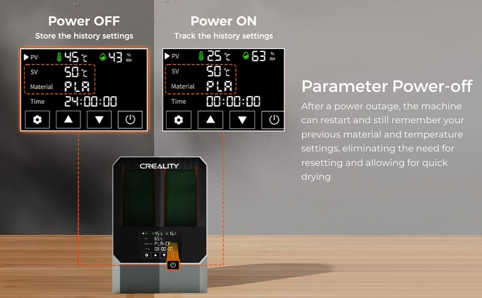 Creality Space PI Filament Dryer Plus | SainSmart