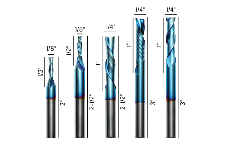 Genmitsu SS05A 1/4 Standard Spiral Router Bit