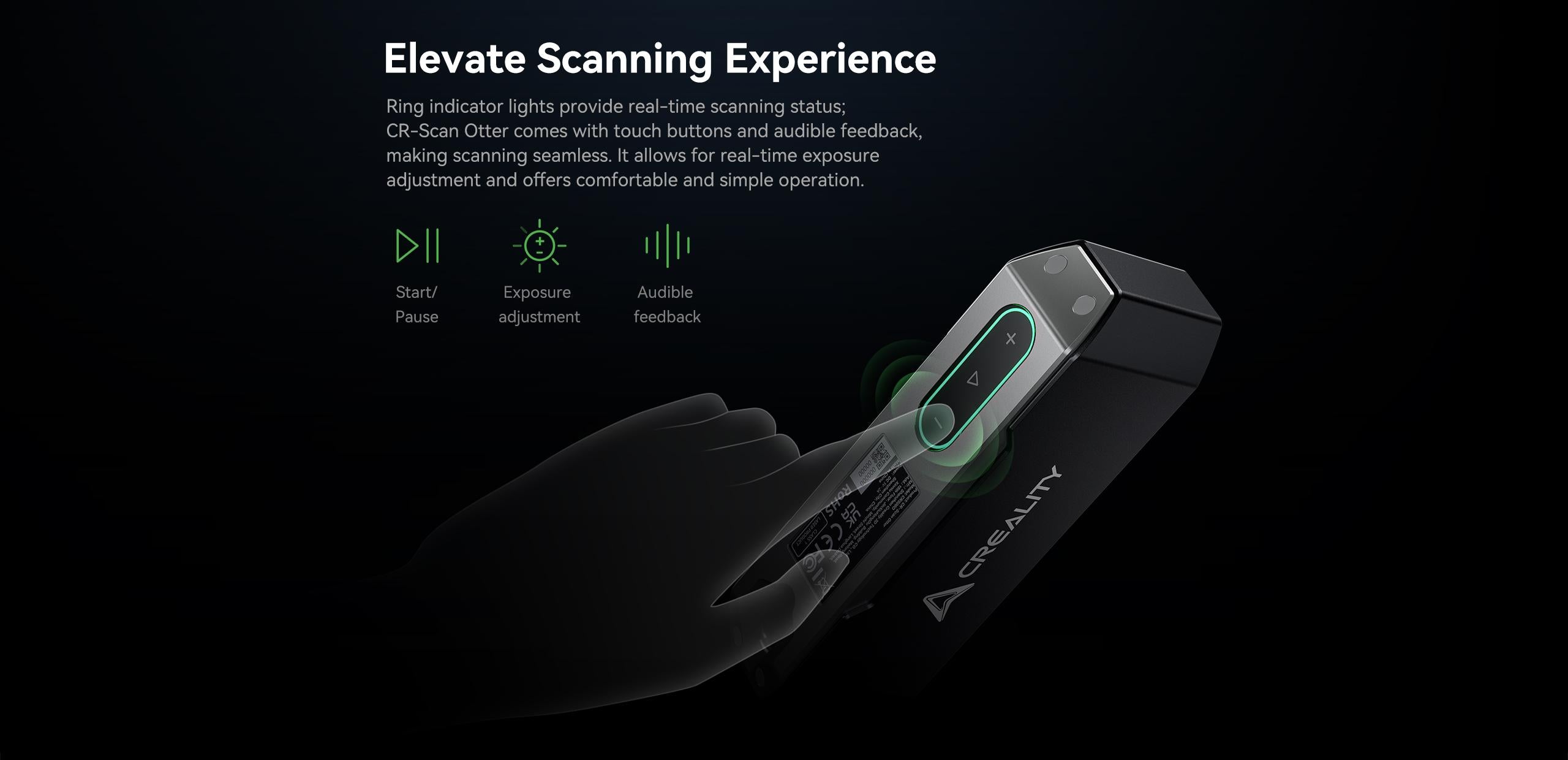 Creality CR-Scan Otter 3D Scanner | SainSmart