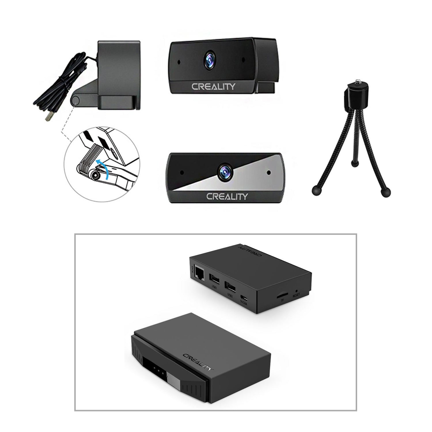 Creality Smart Kit WiFi Box & HD Camera, Wireless 3D Printing Real-time Remote Monitoring | SainSmart