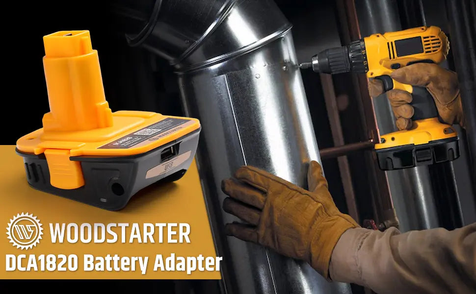 DCA1820 Battery Adapter for Dewalt 18V Tools | SainSmart