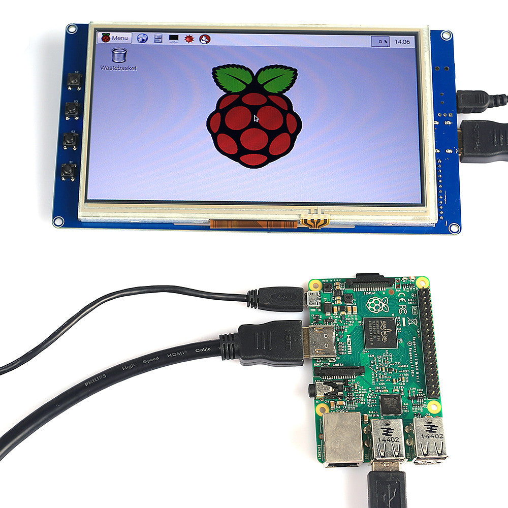 Sainsmart 7 Inch Tft Lcd 800 480 Touch Screen Display For Raspberry Pi B Pi2 Sainsmart Com