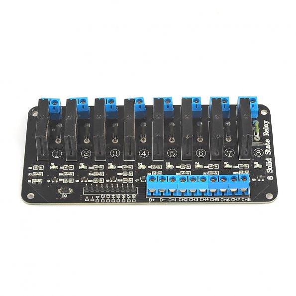 SMAKN high Level Trigger 8-Channel 5v Solid State Relay Module Board SSR SMAKN high Level Trigger 8-Channel 5v Solid State Relay Module Board SSR