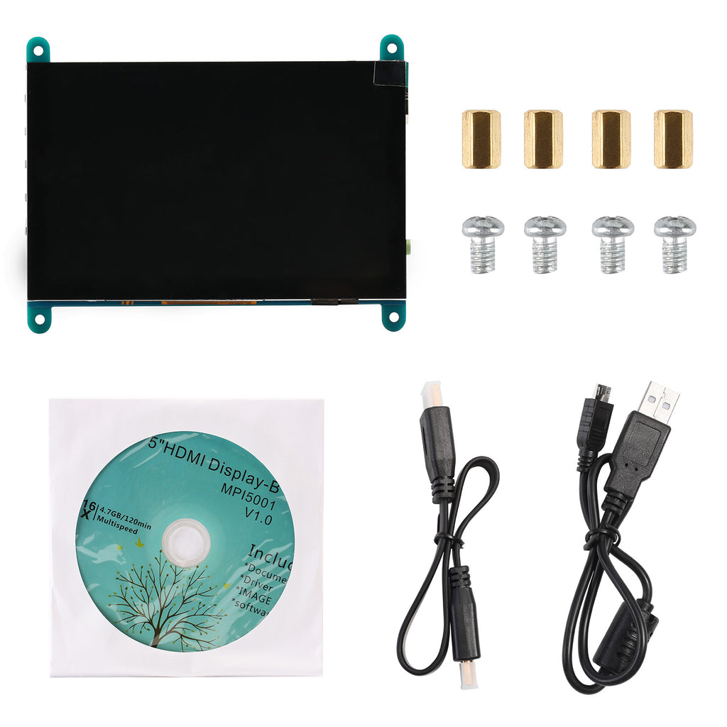 5 Capacitive Touch Screen 800 480 Lcd Hdmi Display For Raspberry Pi Sainsmart Com