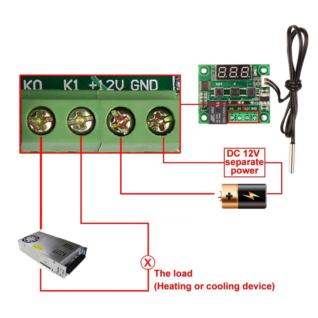 '-50-110°C W1209 Digital thermostat Temperature Control ... gqf incubator thermostat wiring diagram 