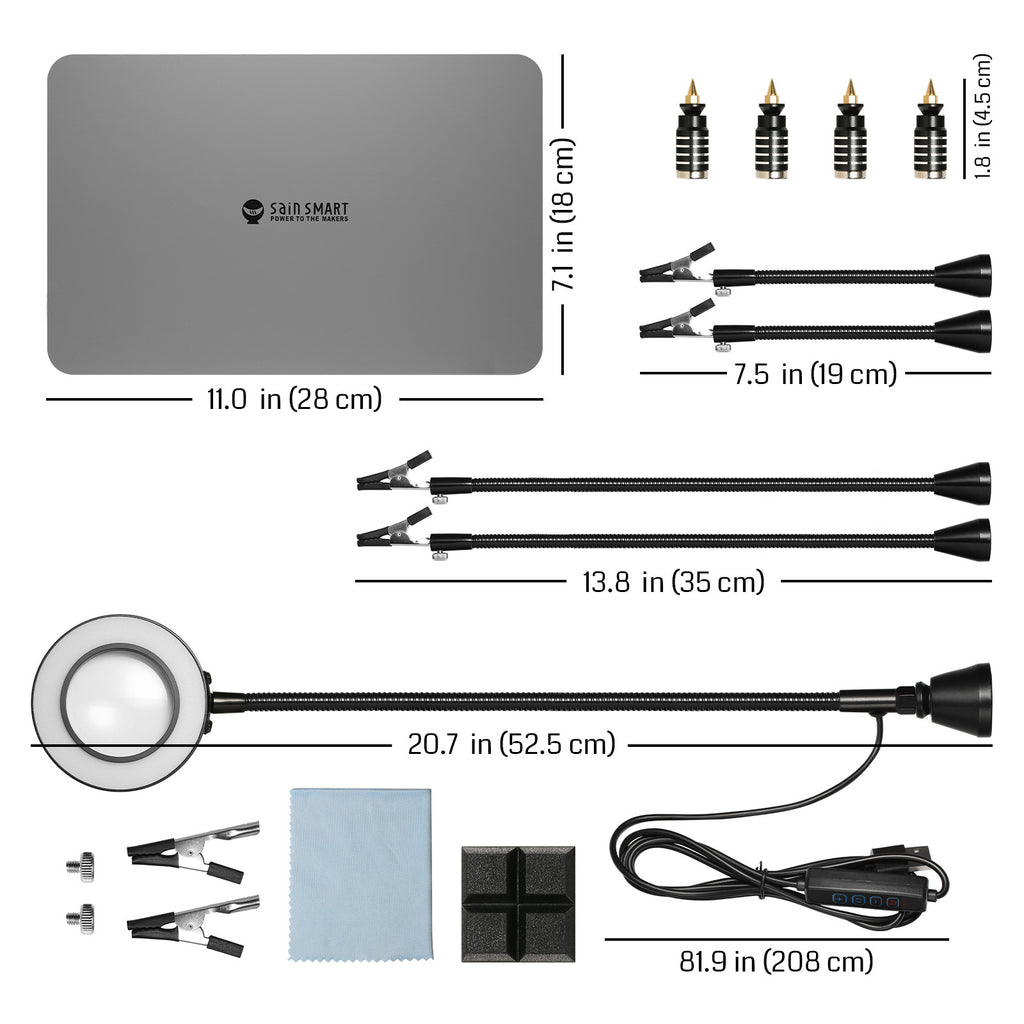SainSmart Hands-free Soldering Station with Magnetic Lamp