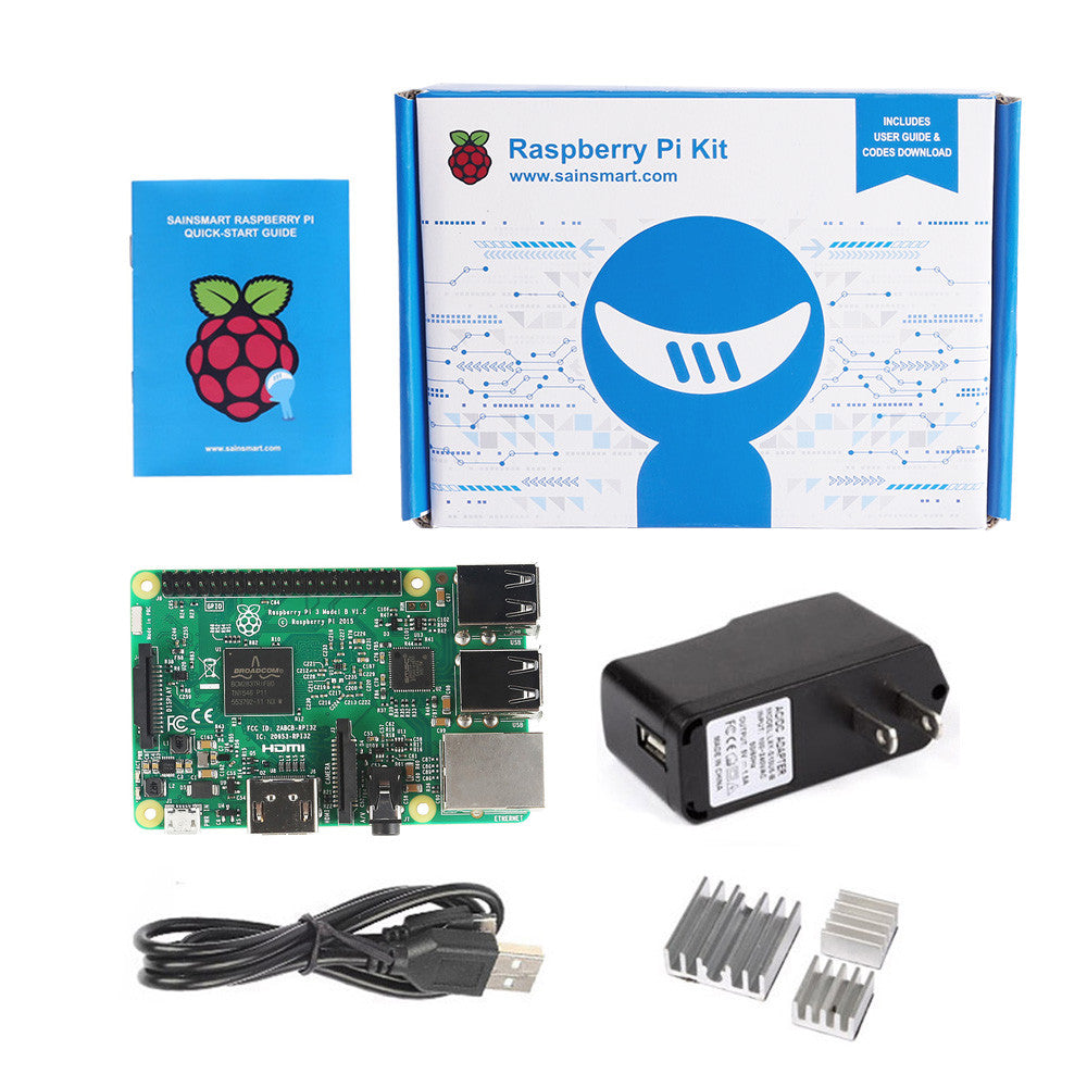 Raspberry Pi 3 Model B 12ghz Quad Core 64bit 1gb Ram Usb Power Supp 1274