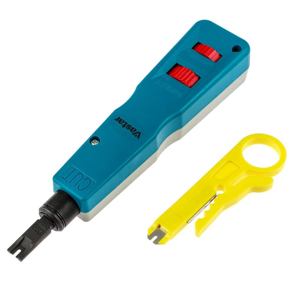 Vastar Network Wire Punch Down Impact Tool With Two Blades 110 And B