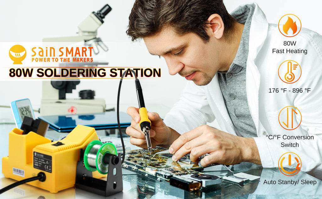 80W Strong Power Soldering Station Kit | SainSmart