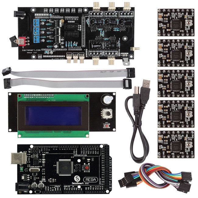 sainsmart 3d printer sanguinololu reprap lcd 2004 pinout