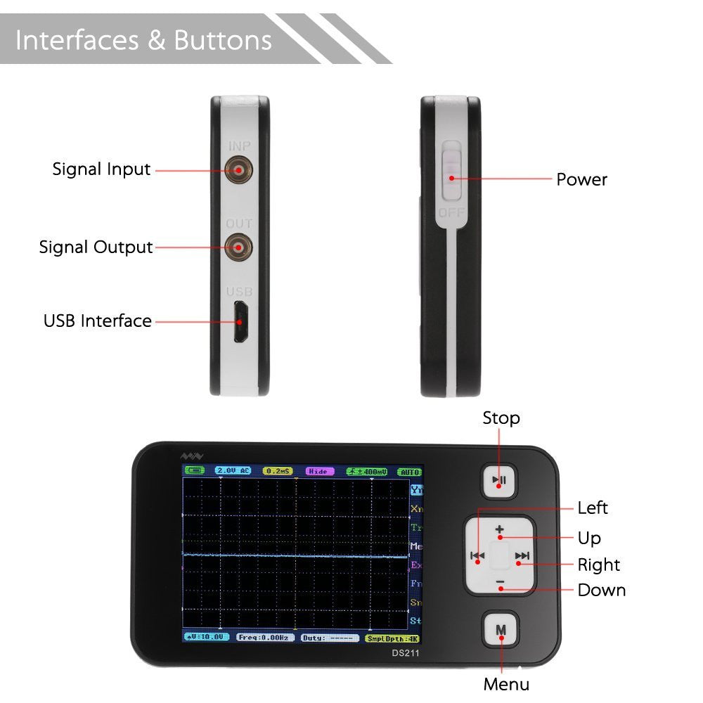 sainsmart oscilloscope software