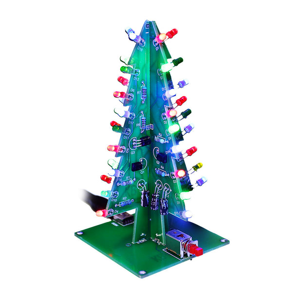 Discontinued 3D Christmas Trees LED DIY Kit - SainSmart.com
