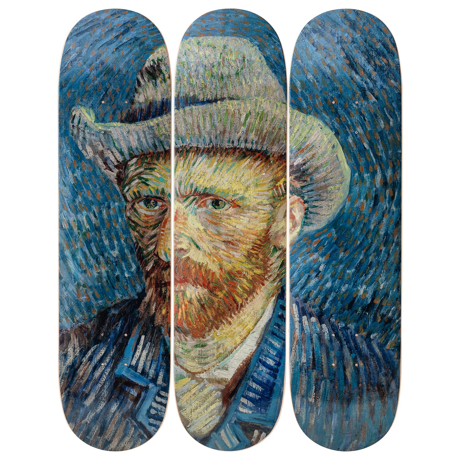 Vincent Van Gogh Sunflowers Skateboard 
