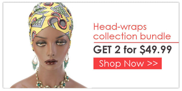 Modest Fashion Mall Banner blog post Head wraps collection bundle get 3 for $49.99 head wraps hijabs head coverings