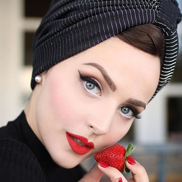 Modest Fashion Mall How to match your makeup with your Head coverings round face turban