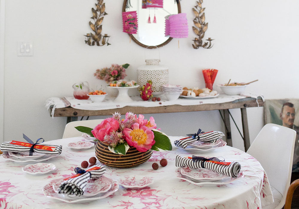 Pink Chinoiserie Party | Q Squared Melamine