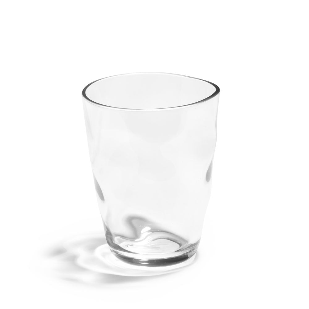 Image of Ruffle Clear Tritan Acrylic DOF Glass