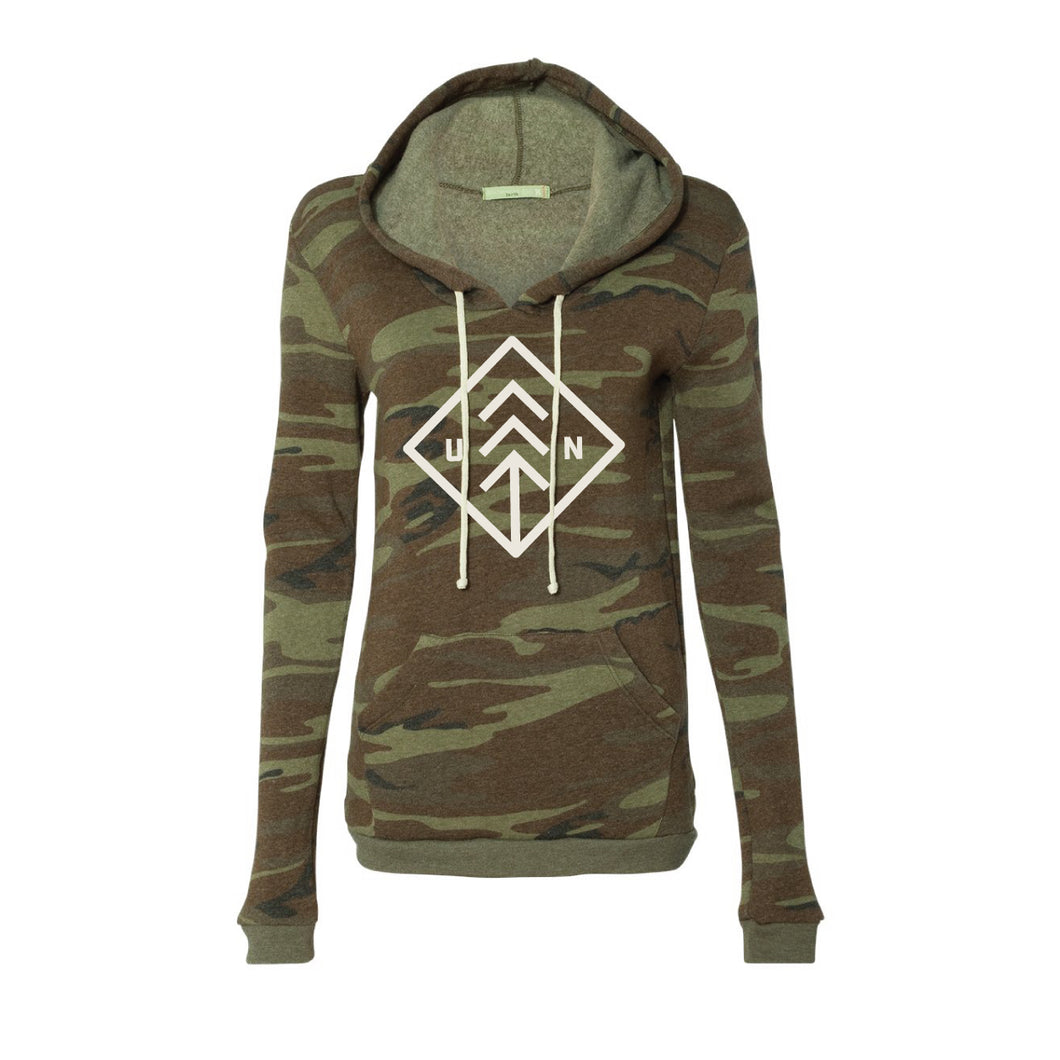 womans camo hoodie