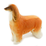 (D) Royalty Porcelain Lomonosov Animal Figurine Afgan Orange God 7''