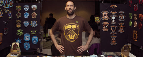 Monsterologist Bigfoot Patrol t-shirt Ohio Bigfoot Conference George Coghill