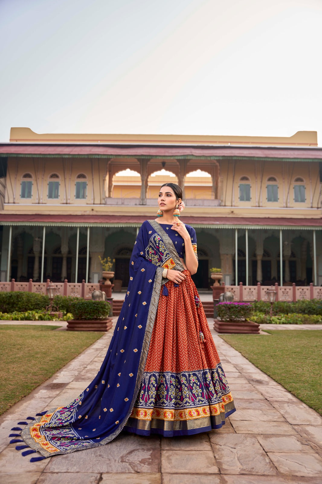 Orange Lehenga