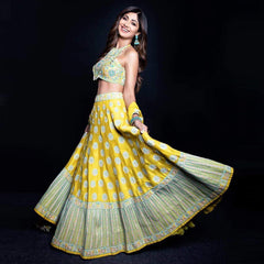 Yellow Lehenga Choli