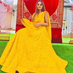 Yellow Lehenga Choli