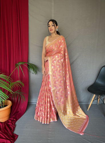 Vishal Prints Rose Bud Cherry Designer Chiffon Saree With Diamond Work