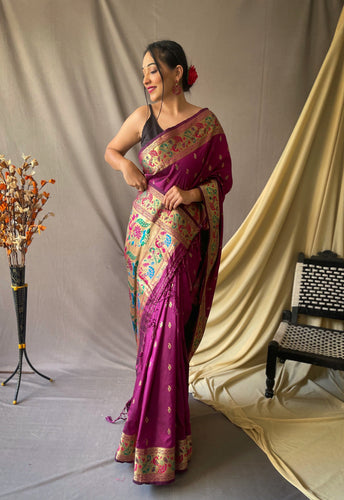 Dusty Pink Ready to Wear One Minute Lycra Saree - Clothsvill