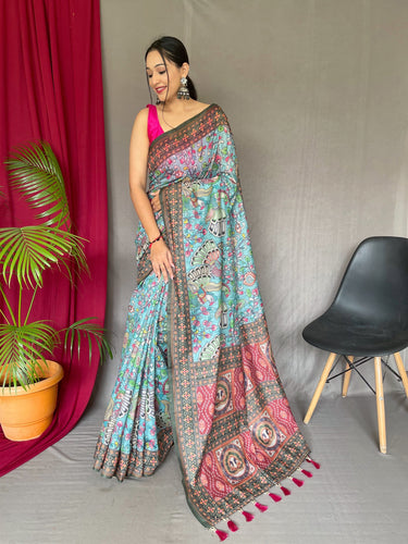 Kalamkari Sarees Online - Buy Kalamkari Silk Sarees at Low Prices –  Dailybuyys