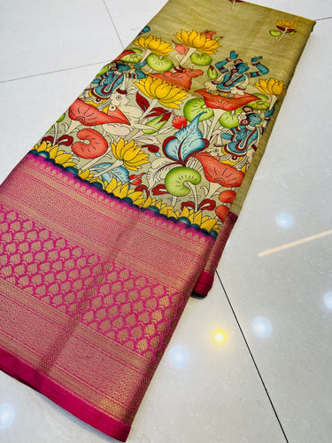 Sarees- Buy Kalamkari Saree Online in India | Heer Fashion