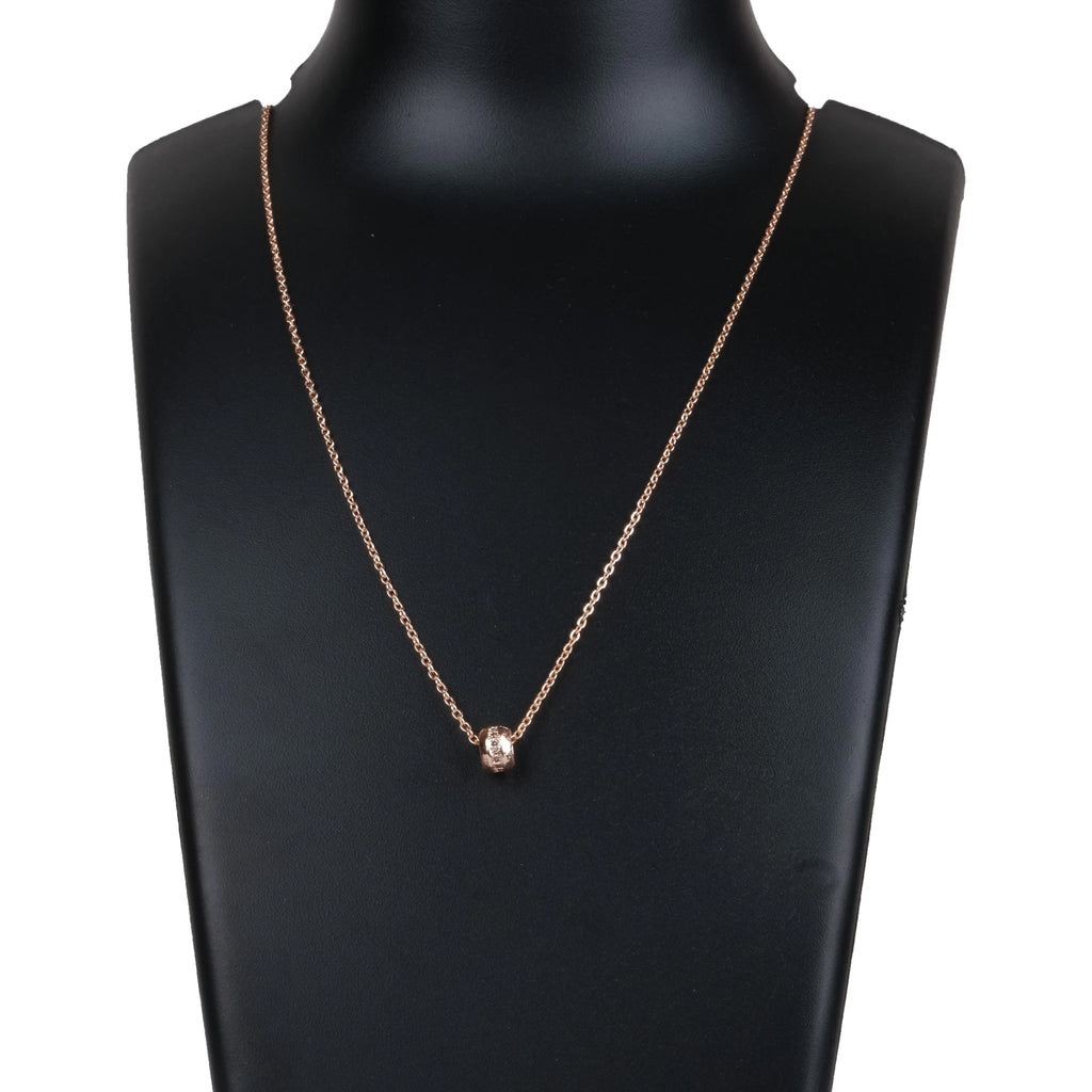 Rose gold Dimond Necklace-1 Goli Gold-plated Diamond Brass Pendant ClothsVilla
