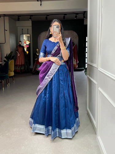 Chaniya Choli Style Saree | 3d-mon.com