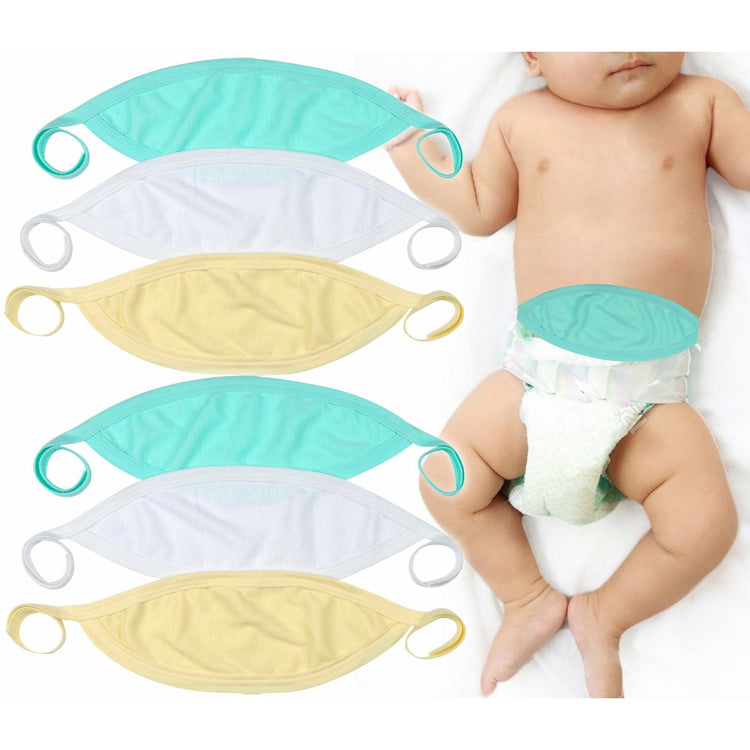 Verslaving Tom Audreath Gedateerd Babies' Pack of 6 Comfortable Newborn Baby Belly Binder Umbilical Cord –  ToBeInStyle
