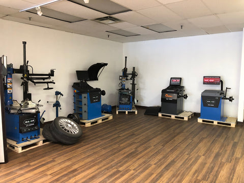 major tire machine-showroom