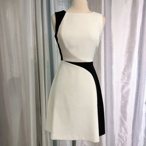 white house black market colorblock dress