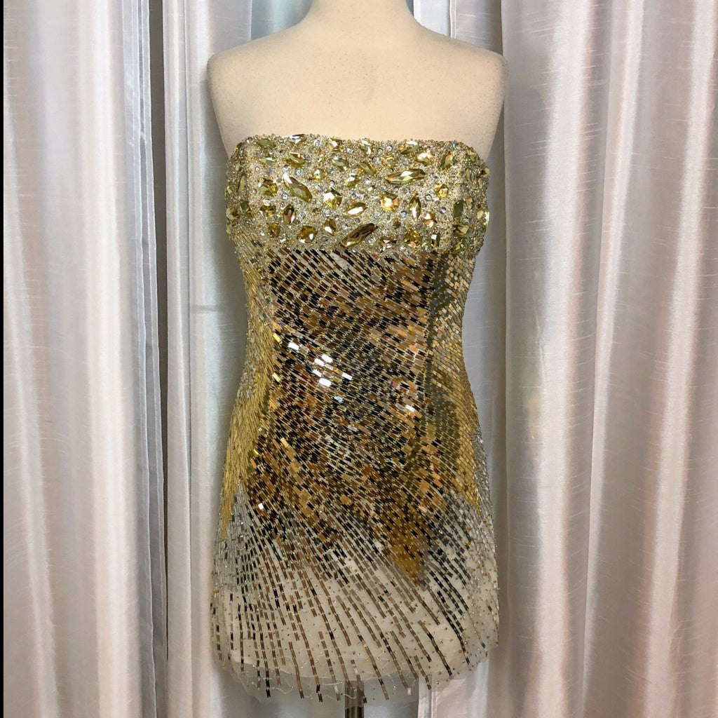 sherri hill short sparkly dress