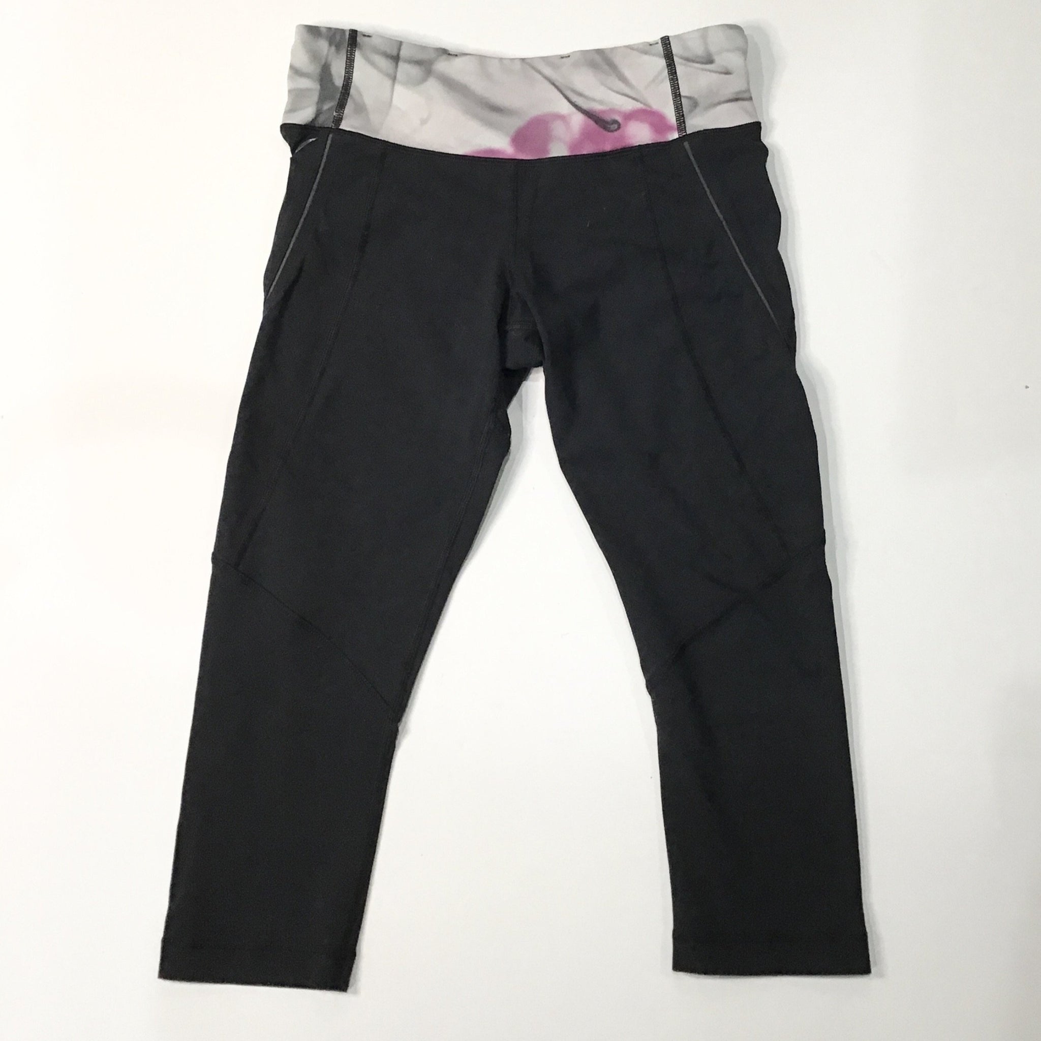 LULULEMON BOX IT OUT POCKET GRAY/BLACK LEGGINGS SIZE 6– WEARHOUSE  CONSIGNMENT