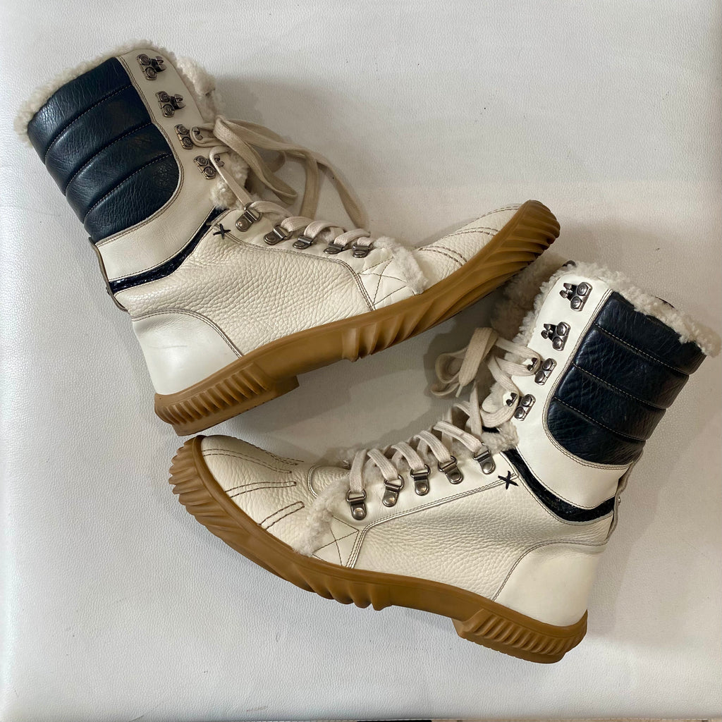 GUCCI Mens Shearling Hooked Boots Size  – Style Exchange Boutique PGH