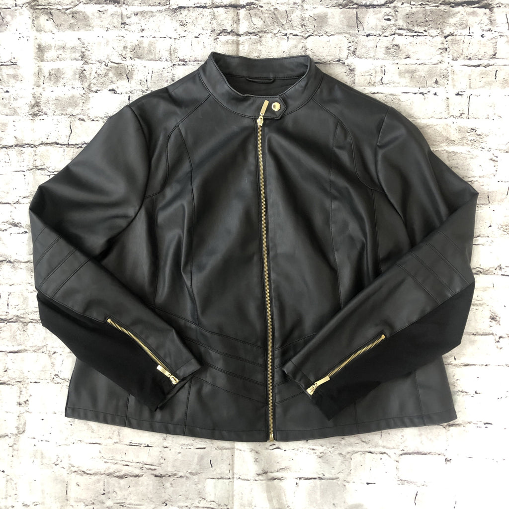 leather jacket size 24