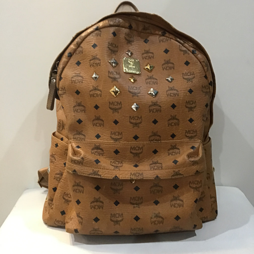 MCM Visetos Stark Leather Backpack – Style Exchange Boutique PGH