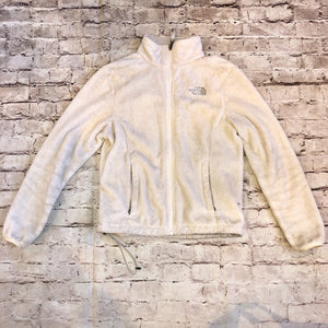 white north face zip up