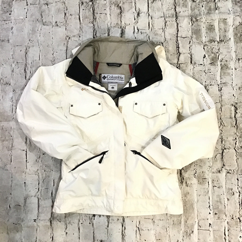 columbia pink ski jacket