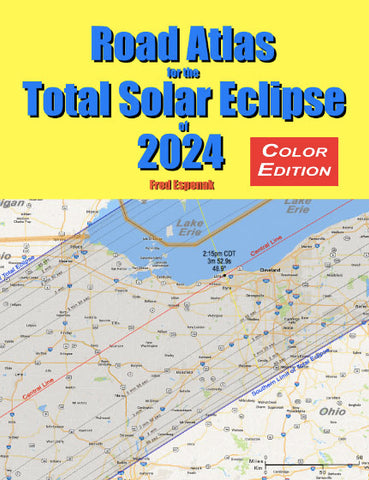 Road Atlas For The Total Solar Eclipse Of 2024 Full Color Edition   Atlas2024 CoverCE 1w 480x480 