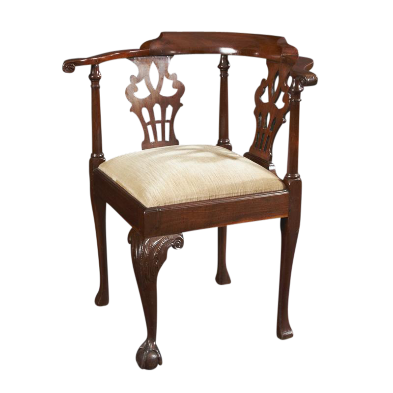 Chippendale Corner Chair Georgenantiques