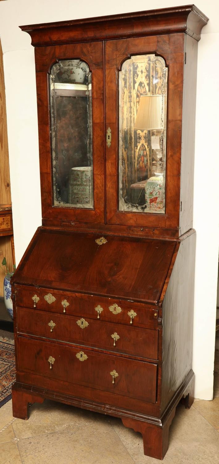 antique queen anne secretary desk