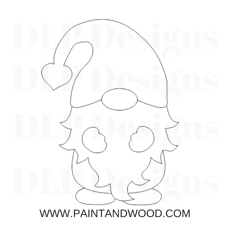 Download Gnome Door Hanger Unfinished Dlp Designs