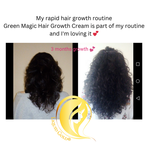 Hair Growth Cream - Green Magic 4oz For Thicker Longer Hair